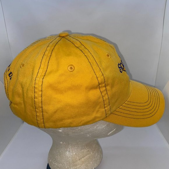 Snapple Up Juice Texas Tea Yellow Strapback Hat Cap - Picture 4 of 6